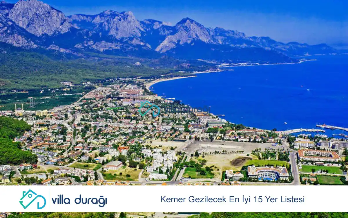 Kemer Gezilecek En İyi 15 Yer Listesi