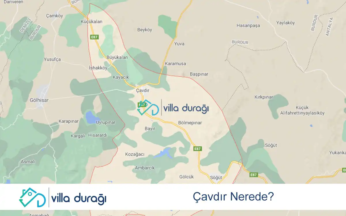 Çavdır Nerede?