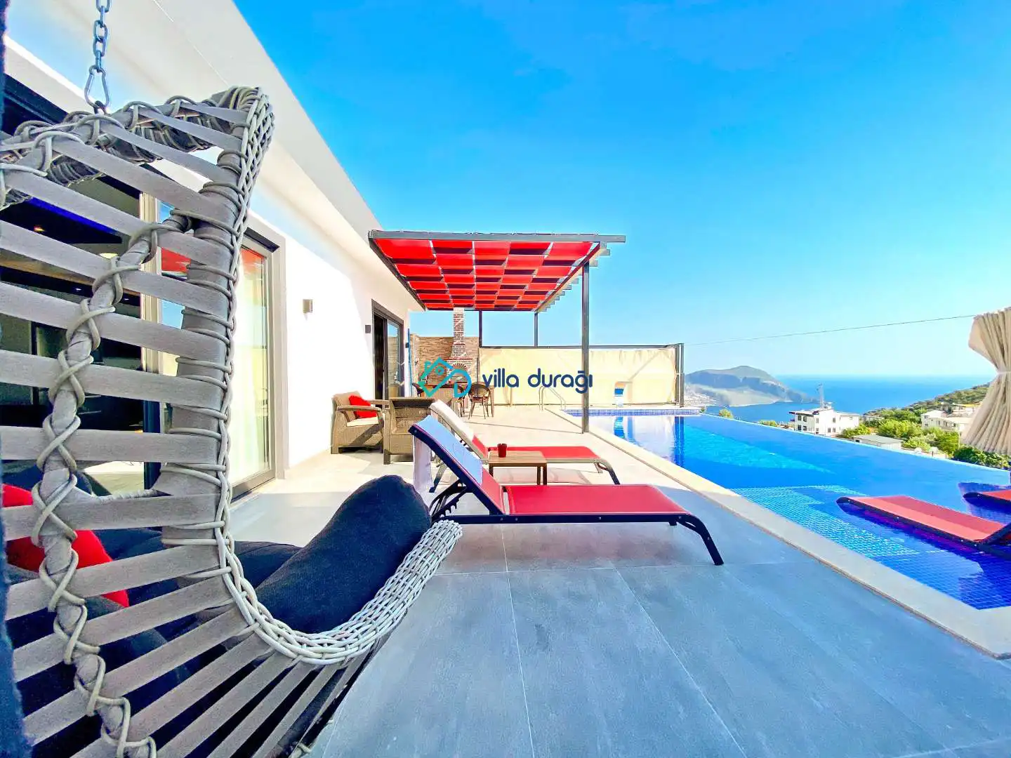 Antalya Kalkan Deniz Manzaralı Villalar