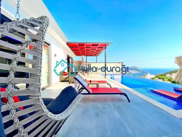 Antalya Kalkan Deniz Manzaralı Villalar